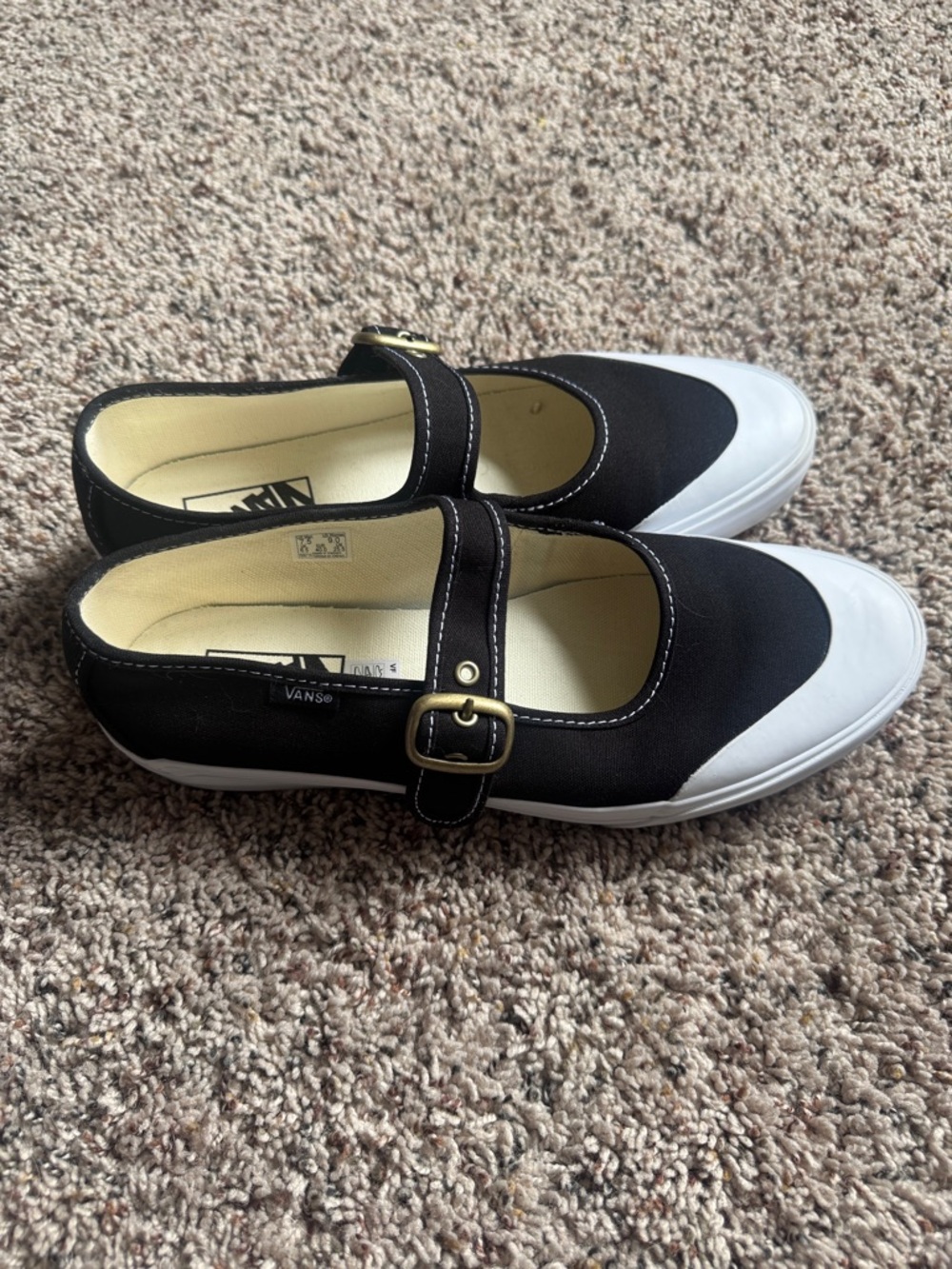 Vans Black Canvas Mary Jane - Picture 4 of 5